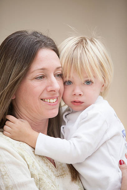 istock Happy mother and son portrait 512160822