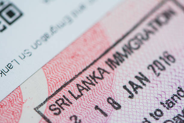 istock Sri Lanka Passport Visa and Stamp 512161834