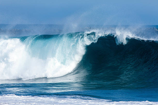 Grande onda blu - foto stock