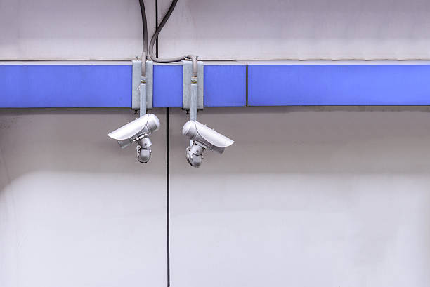 istock Security IR camera for monitor events in city. 512163324
