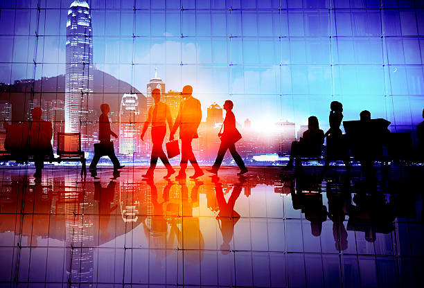 istock Business People Walking Commuter Rush Hour Concept 512166992