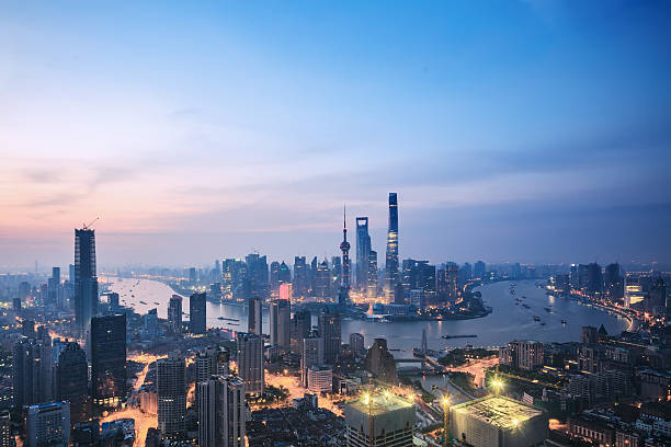istock Aerial view of Shanghai 512167514