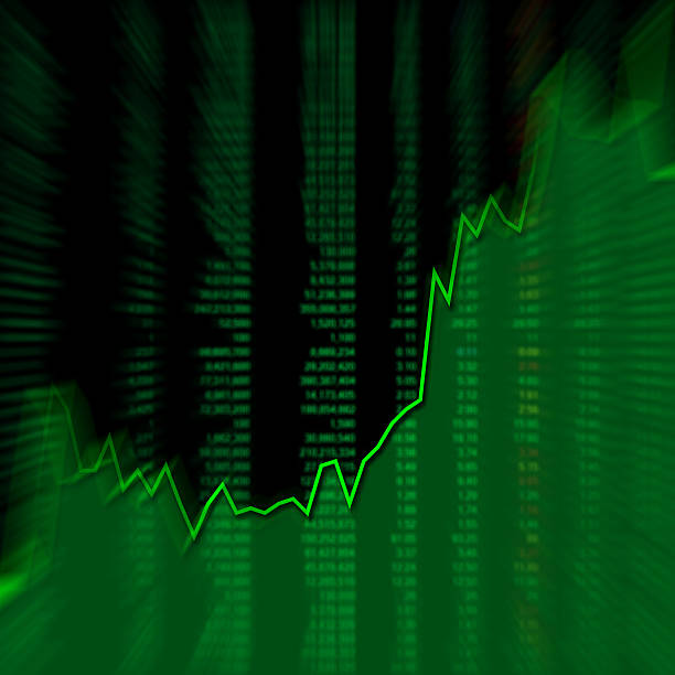 istock Candle stick graph chart with stock market investment trading 512170130
