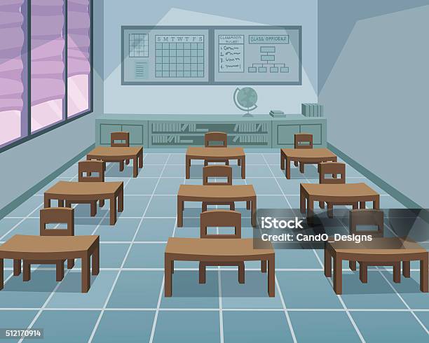 Classroom Stock Illustration - Download Image Now - Classroom, No People,  School Building - iStock
