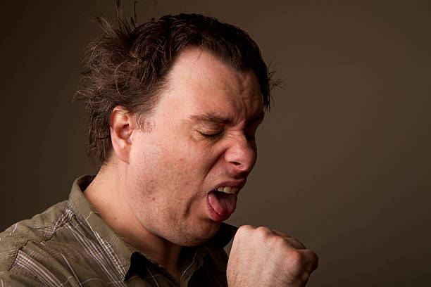 the big cough stock photo