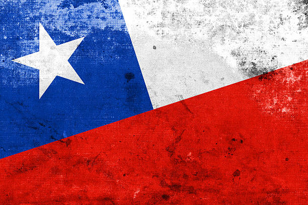 istock Chile Flag with a vintage and old look 512172473