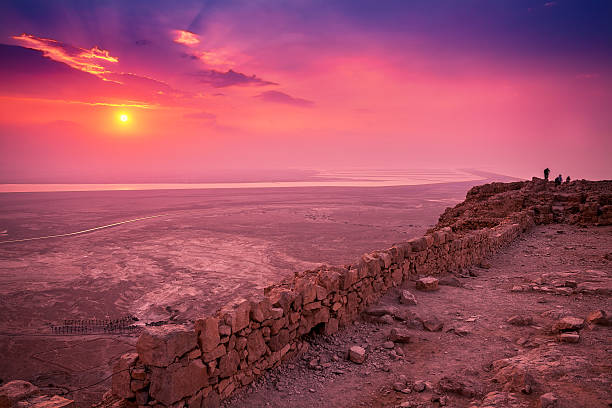 istock Beautiful sunrise over Masada fortress 512172554