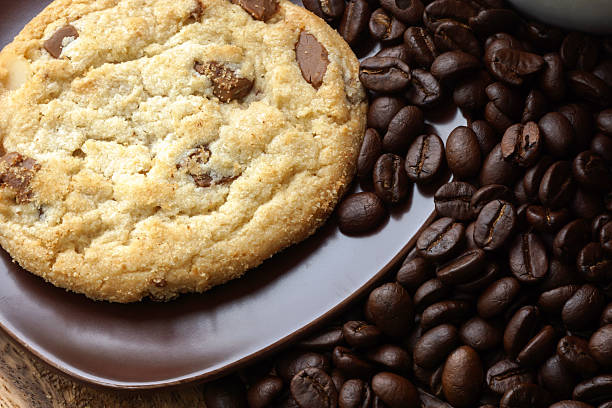 istock Milk chocolate macadamia, Chocolate chunk crispy cookies. 512174913