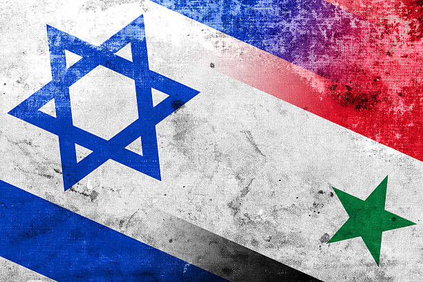 istock Israel and Syria Flag 512175347