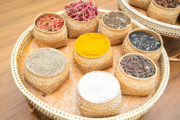 istock dried herbs, spices and and pepper 512175457