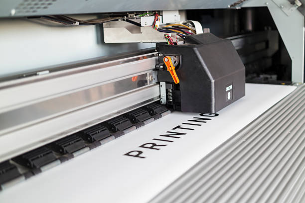 Ecosolvent printer High quality outdoor ecosolvent printer digital printing house stock pictures, royalty-free photos & images