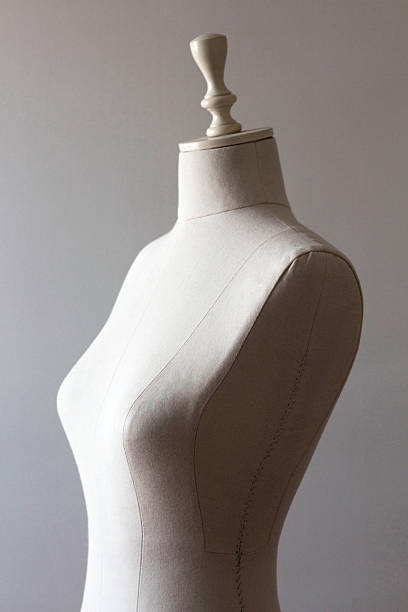 sarto manichino - mannequin dressmakers model tape measure female foto e immagini stock