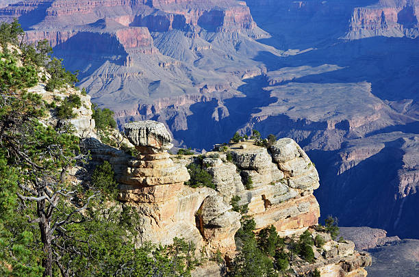 istock Caprock Formation and Greenery Grand Canyon National Park 512185997