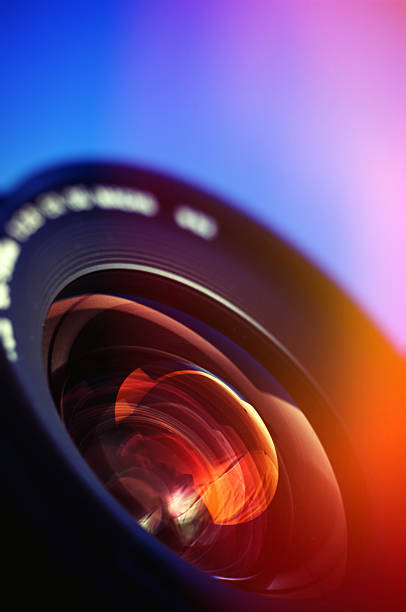 istock Close-up of camera lens 512186207