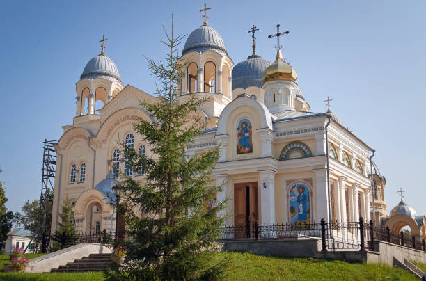 istock Holy Cross Cathedral Man's Piously-Nikolaev monastery 512188061