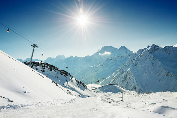 istock Ski resort Elbrus. Caucasus, Russian Federation. 512201330