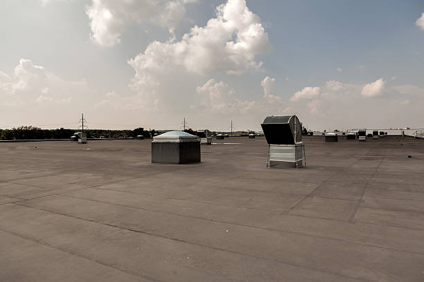 istock Roof of modern warehouse 512204150