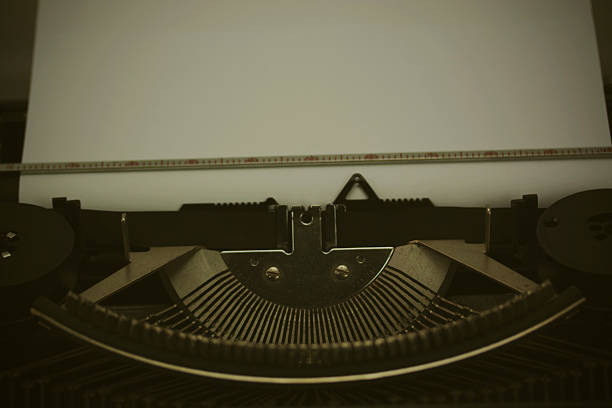 istock Close up of an old typewriter 512206214
