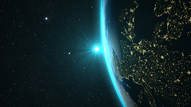 istock Planet Earth with a spectacular sunset, 512207020