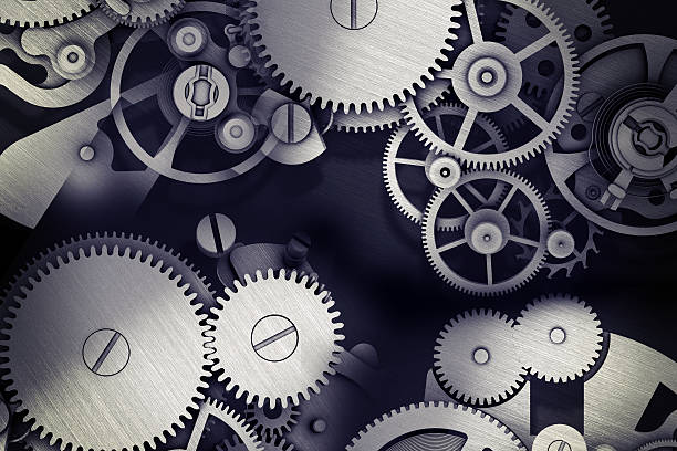 istock Set of mechanical gears 512210112