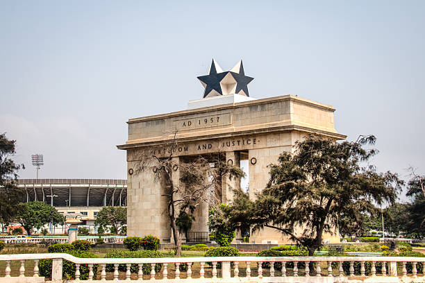 istock Black star arch in Accra, Ghana 512210260