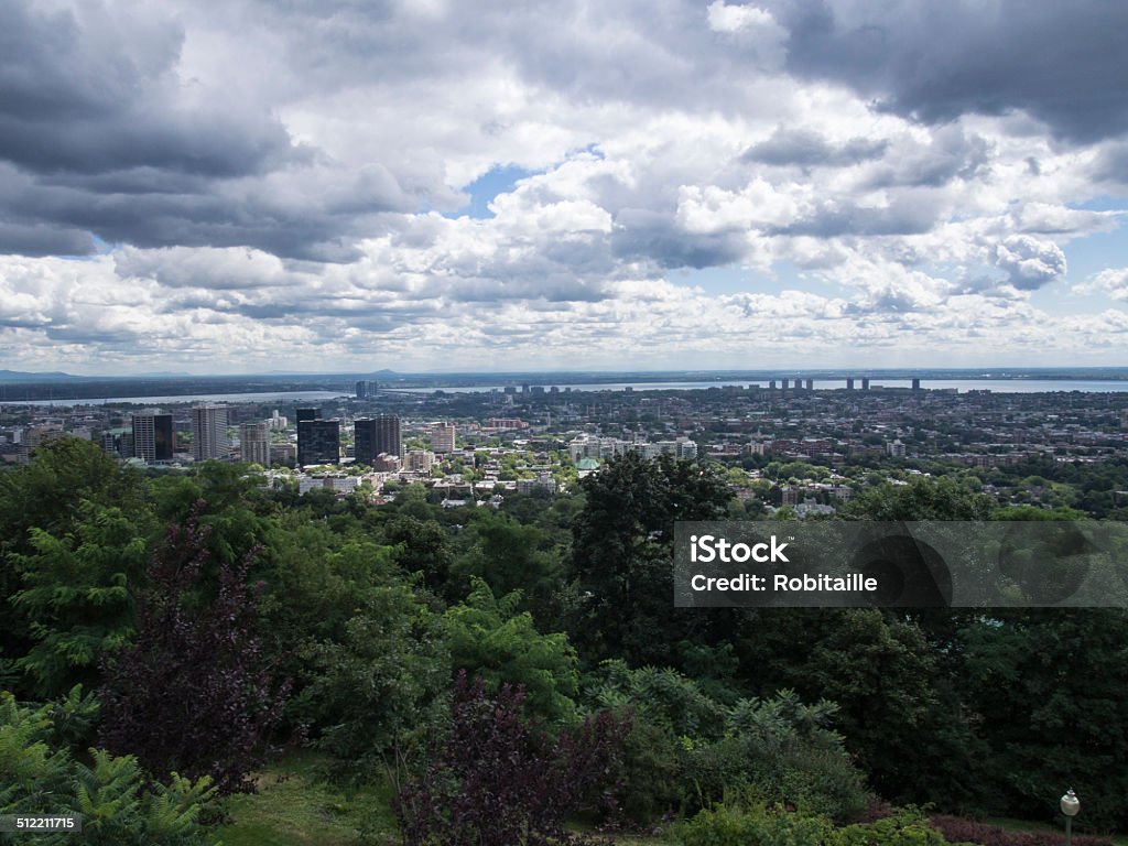 View of the city of Montreal Day Stock Photo