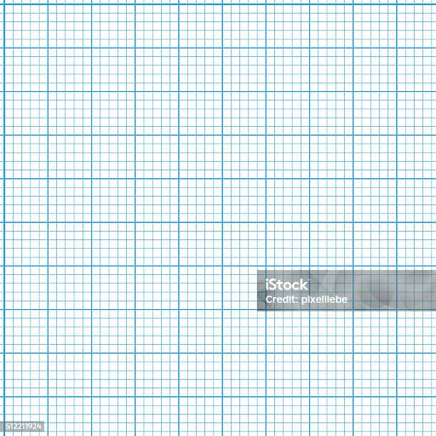 Graph Paper Seamless Pattern Stock Illustration - Download Image Now ...