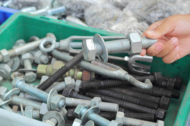 istock bolt and nut made of stainless steel 512213473