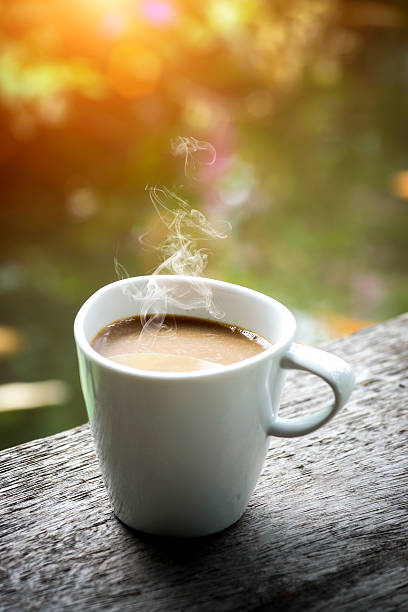 istock morning coffee with white glass. 512214297