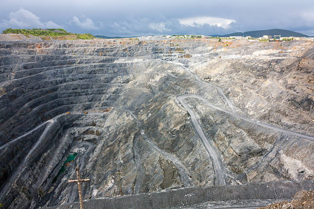 istock View of the inside of a deep magnesite quarry 512214492
