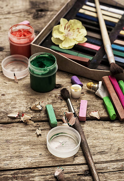 istock color paints,crayons and pencils 512215317