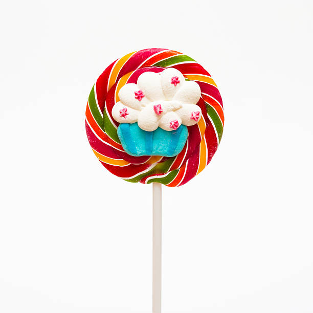 istock Colorful lollipop isolated on white 512215326