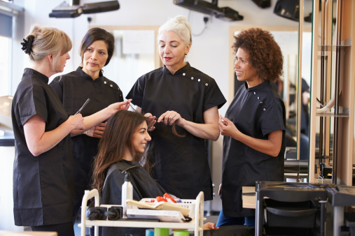 Teacher Training Mature Students In Hairdressing
