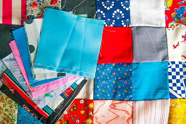 istock Quilt with Fan of Blocks 512216085