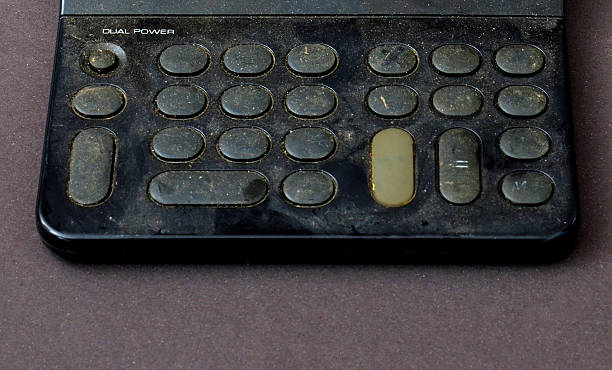 istock Old dusty and dirty calculator 512216616