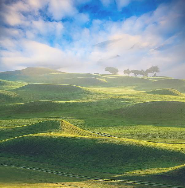 istock sunset in the mountains landscape 512216881