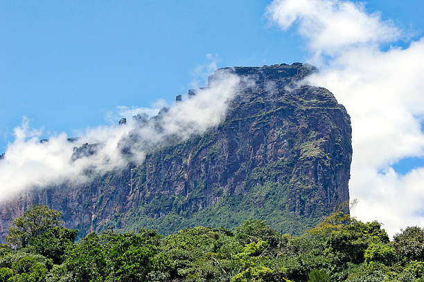 istock Cliff with clouds in Canaima National Park, Venezuela. 512217411