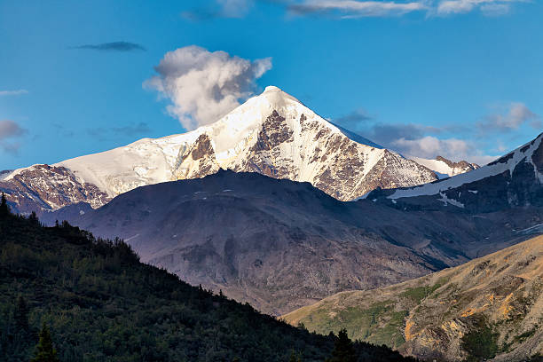 istock Looking up at Triangle Peak from the Richardson Highway 512222498