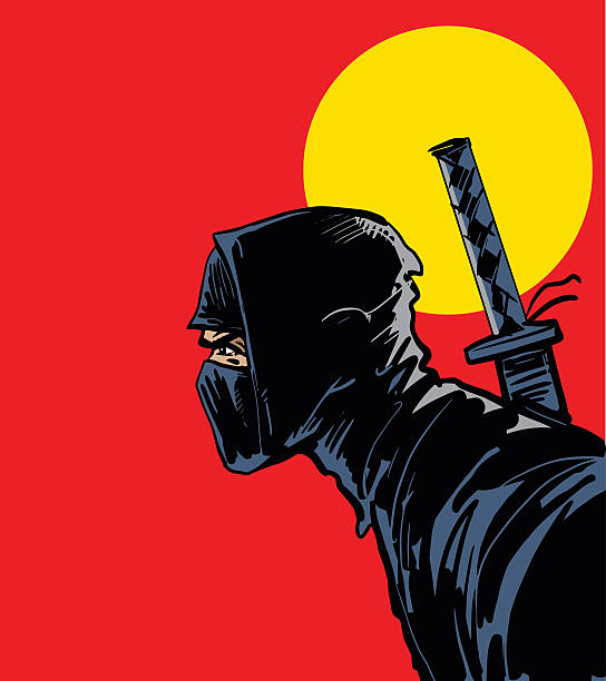 ilustrações de stock, clip art, desenhos animados e ícones de ninja - ninja