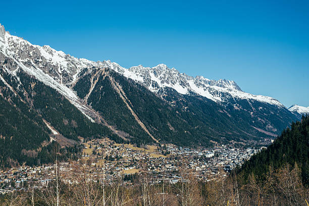 istock Aerial view of Chamonix Valley 512226204