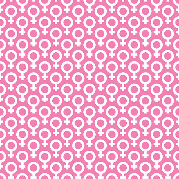 ilustraciones, imágenes clip art, dibujos animados e iconos de stock de venus símbolo patrón. - femininity pattern female backgrounds