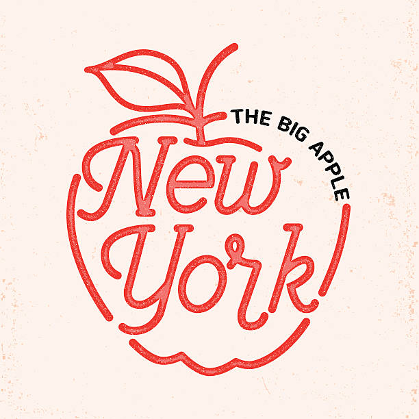 New York city typography line art design. For apparel,t-shirt,print,home decor elements. 