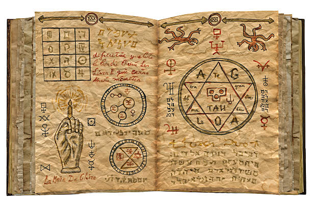 Esoteric Magic.pdf 120+ Page From Magic Book Grimoire Stock Illustrations, Royalty-Free ...