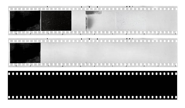 strisce di film - vignete foto e immagini stock