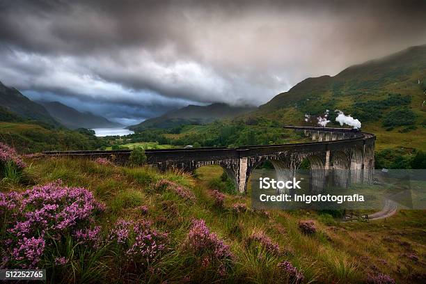 Glenfinnan Viaduct Scotland Stock Photo - Download Image Now - Cultures, Horizontal, Island