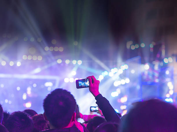 istock audience silhouettes at a live music concert 512252793