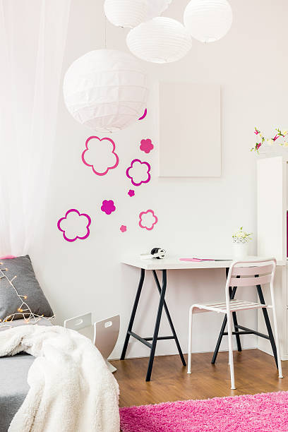 istock Study room for little girl 512272258