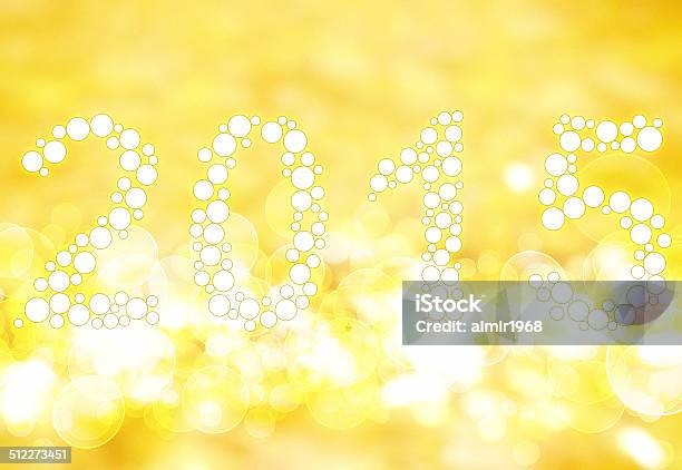 Happy New Year 2015 Stock Photo - Download Image Now - 2015, Abstract, Beauty