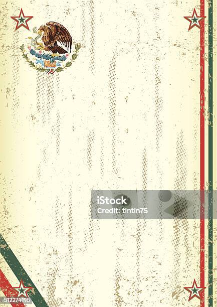 Retro Mexican Background Stock Illustration - Download Image Now - Mexican Flag, Abstract, Arts Culture and Entertainment