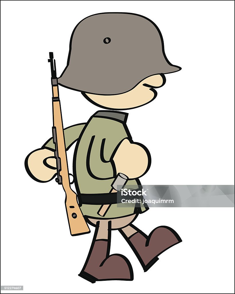 German Soldier Wwii Stock Illustration - Download Image Now - Armed Forces,  German Culture, Headwear - iStock
